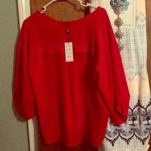 Women’s red dressy shirt